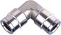 Pneumaitc Metal Push In Fittings Nickel Plated Brass Male Stud Swivel Elbow