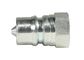 Zinc Plated Quick Disconnect Hydraulic Couplers , Carbon Steel Hydraulic Coupling